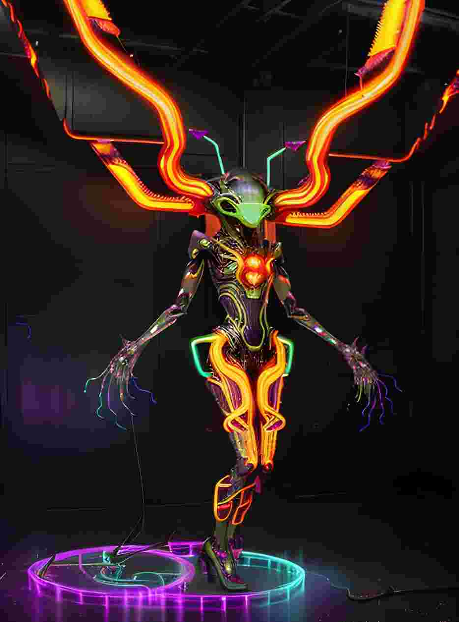 The Neon Mirage Mantis